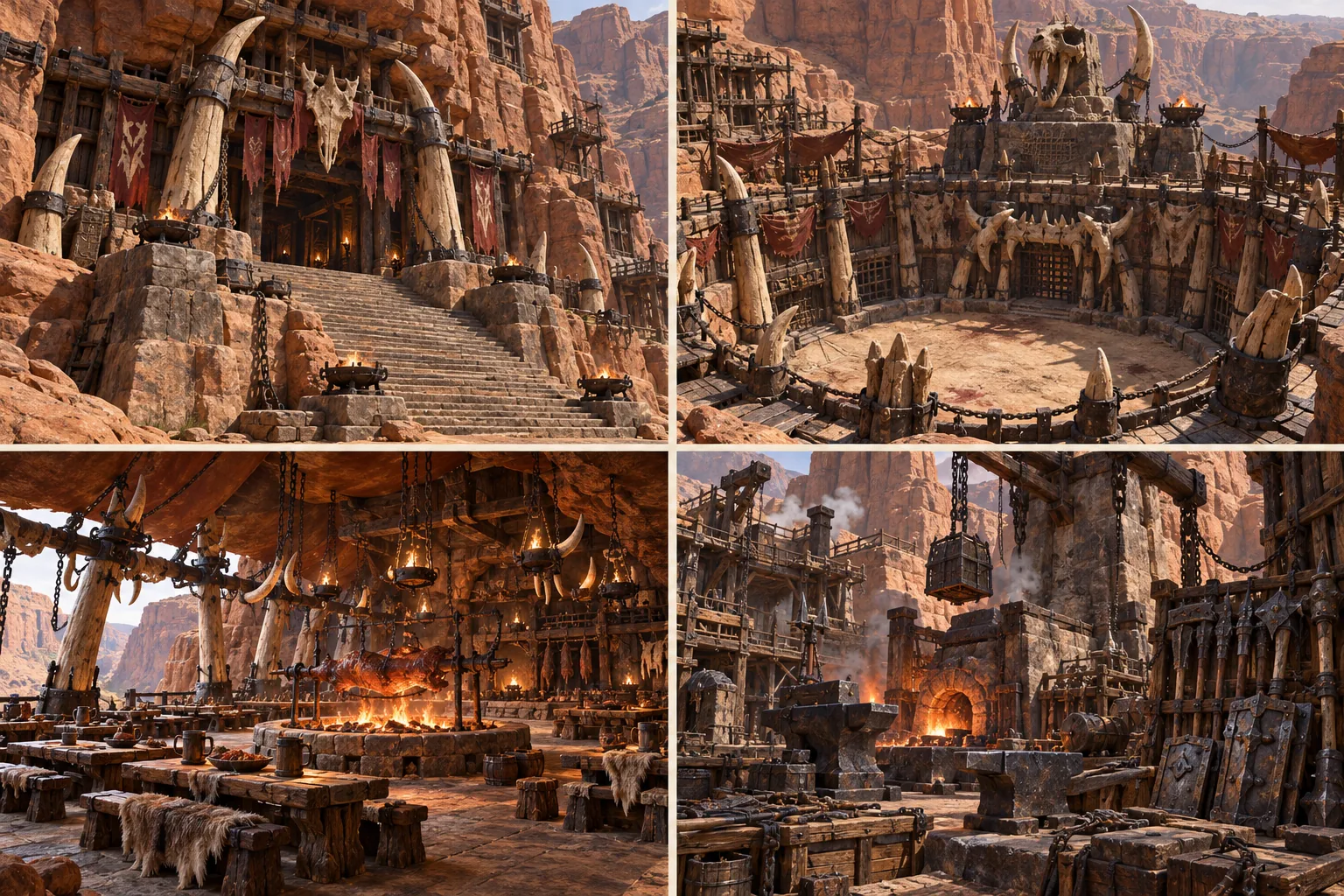 Bouldermaw Hold architecture and key buildings