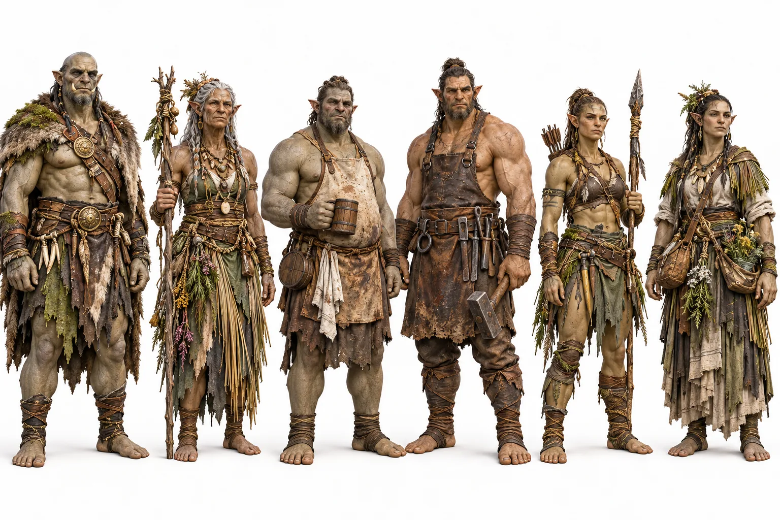 Grimstomp Hollow NPC character concepts