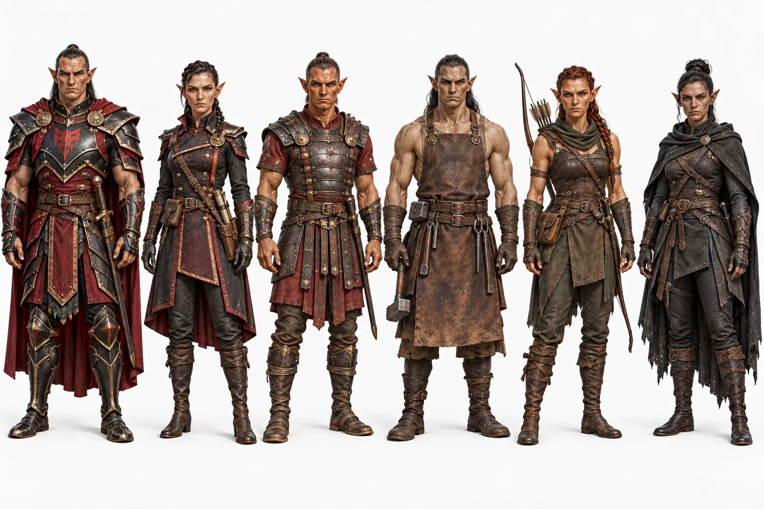 Redfang Hold NPC character concepts